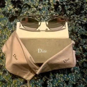 Dior | Accessories | Dior Authentic So Real Silver Mirrored  display picture 1